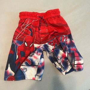 3 for $10 spiderman swim trunks